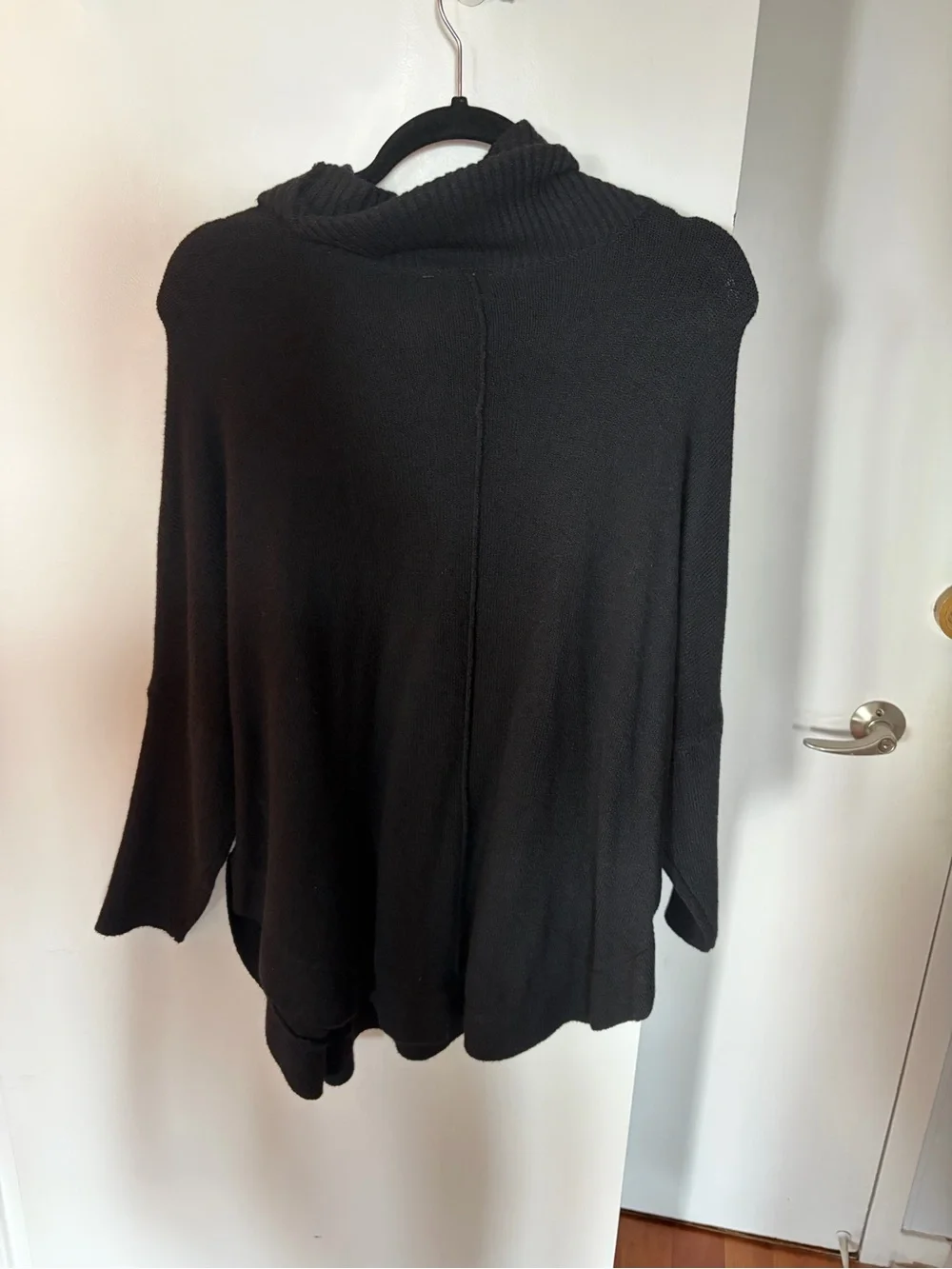 LOFT Black Cowl Neck Sweater